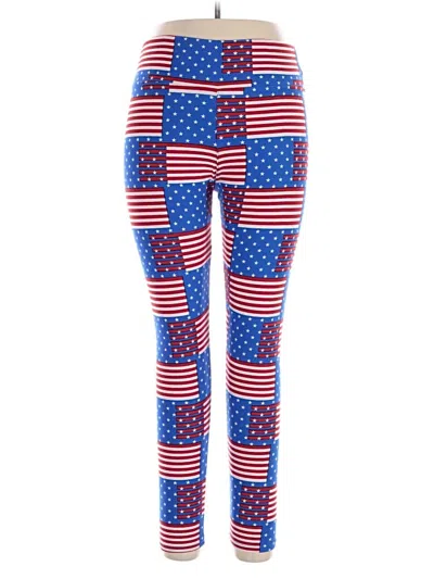 Pre-owned Lularoe Leggings In Blue