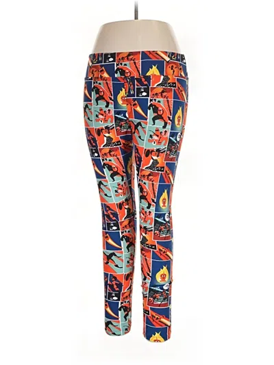 Pre-owned Lularoe Leggings In Blue