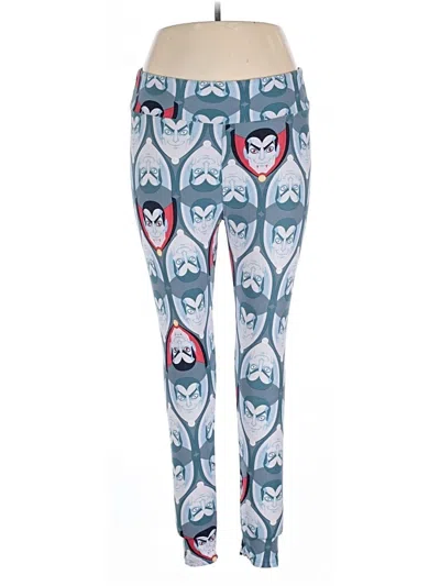Pre-owned Lularoe Leggings In Blue