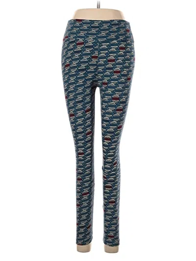 Pre-owned Lularoe Leggings In Blue