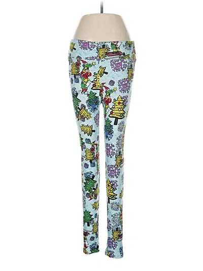 Pre-owned Lularoe Leggings In Blue