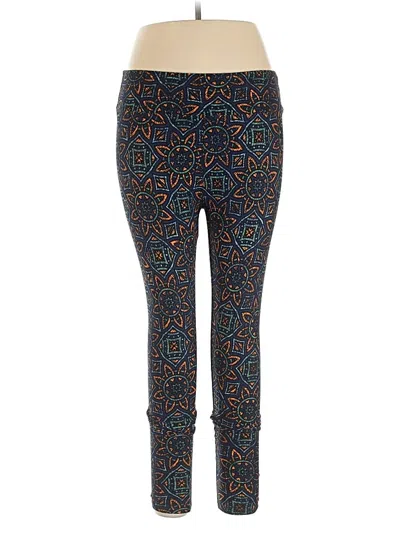 Pre-owned Lularoe Leggings In Blue