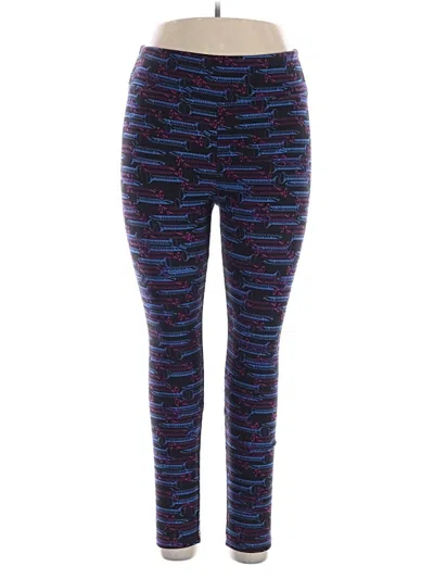 Pre-owned Lularoe Leggings In Blue