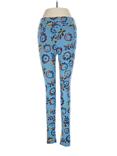 Pre-owned Lularoe Leggings In Blue