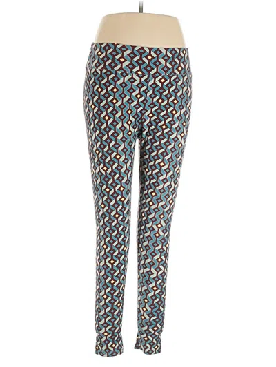 Pre-owned Lularoe Leggings In Blue