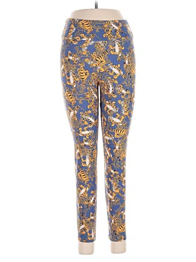Pre-owned Lularoe Leggings In Blue