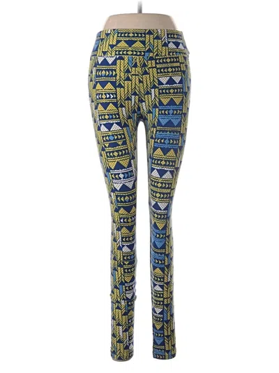 Pre-owned Lularoe Leggings In Blue