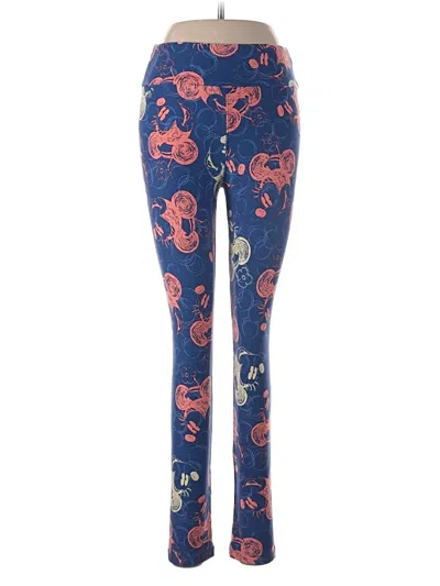 Pre-owned Lularoe Leggings In Blue