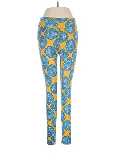Pre-owned Lularoe Leggings In Blue