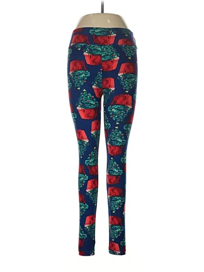 Pre-owned Lularoe Leggings In Blue