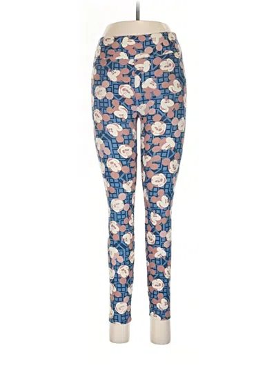 Pre-owned Lularoe Leggings In Blue