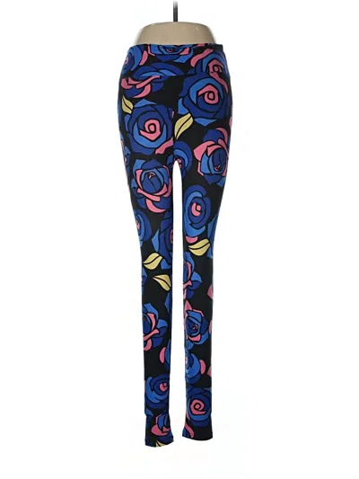 Pre-owned Lularoe Leggings In Blue