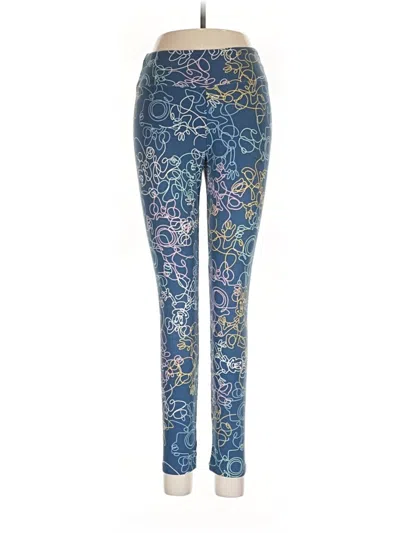 Pre-owned Lularoe Leggings In Blue
