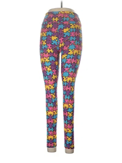 Pre-owned Lularoe Leggings In Blue