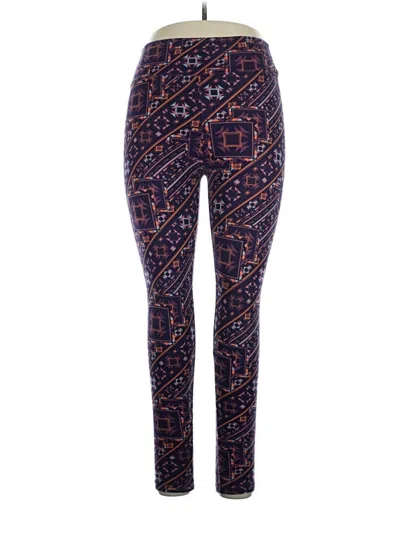 Pre-owned Lularoe Leggings In Blue