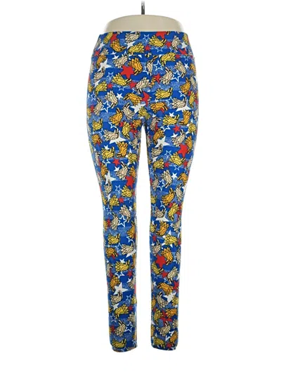 Pre-owned Lularoe Leggings In Blue