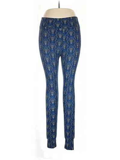 Pre-owned Lularoe Leggings In Blue