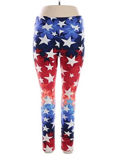 Pre-owned Lularoe Leggings In Blue