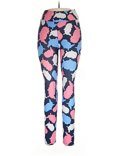 Pre-owned Lularoe Leggings In Blue