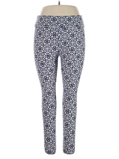 Pre-owned Lularoe Leggings In Blue