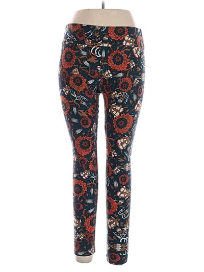 Pre-owned Lularoe Leggings In Blue