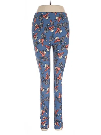 Pre-owned Lularoe Leggings In Blue