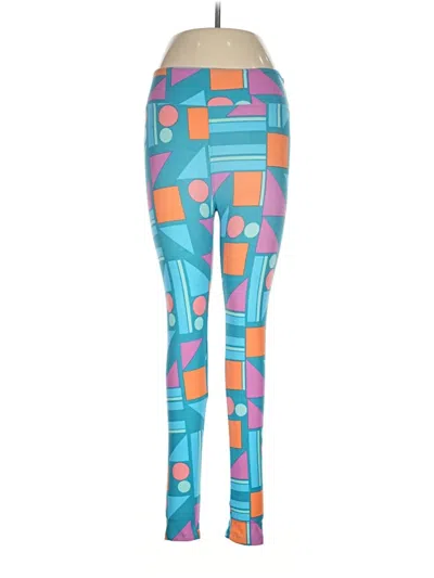 Pre-owned Lularoe Leggings In Blue