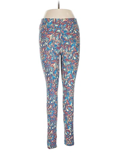 Pre-owned Lularoe Leggings In Blue