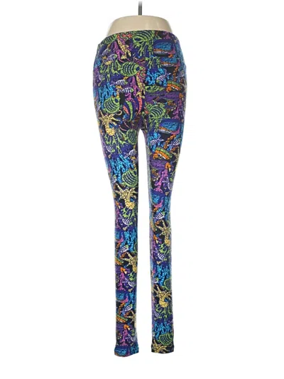Pre-owned Lularoe Leggings In Blue