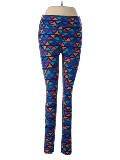 Pre-owned Lularoe Leggings In Blue
