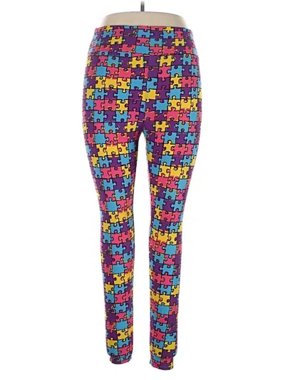 Pre-owned Lularoe Leggings In Blue