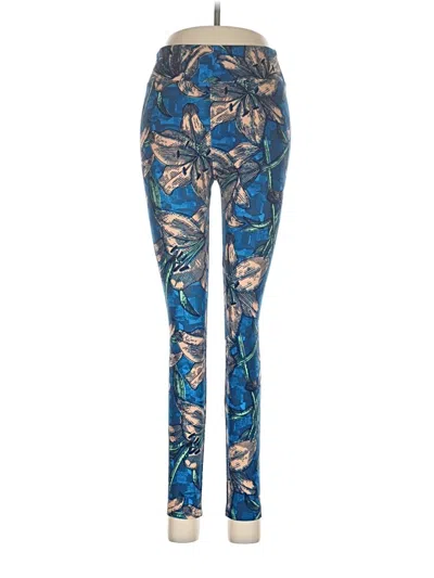 Pre-owned Lularoe Leggings In Blue