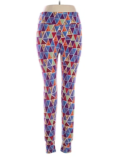 Pre-owned Lularoe Leggings In Blue
