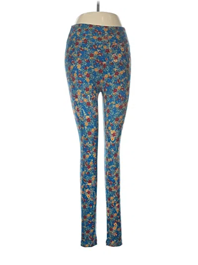 Pre-owned Lularoe Leggings In Blue