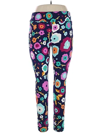 Pre-owned Lularoe Leggings In Blue
