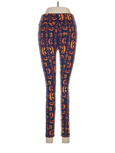 Pre-owned Lularoe Leggings In Blue