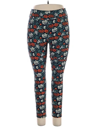 Pre-owned Lularoe Leggings In Blue