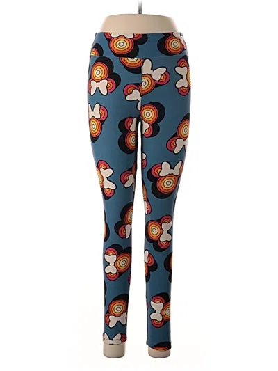 Pre-owned Lularoe Leggings In Blue