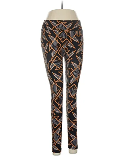 Pre-owned Lularoe Leggings In Brown