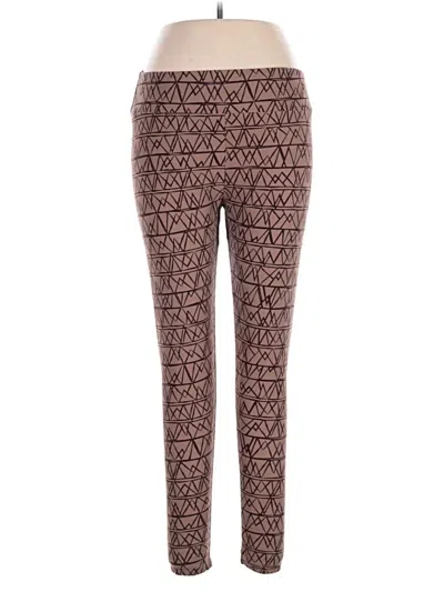 Pre-owned Lularoe Leggings In Brown