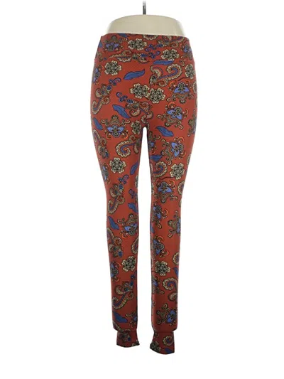 Pre-owned Lularoe Leggings In Brown
