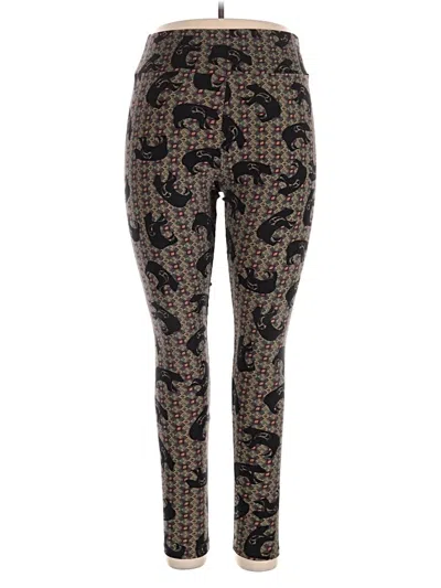 Pre-owned Lularoe Leggings In Brown