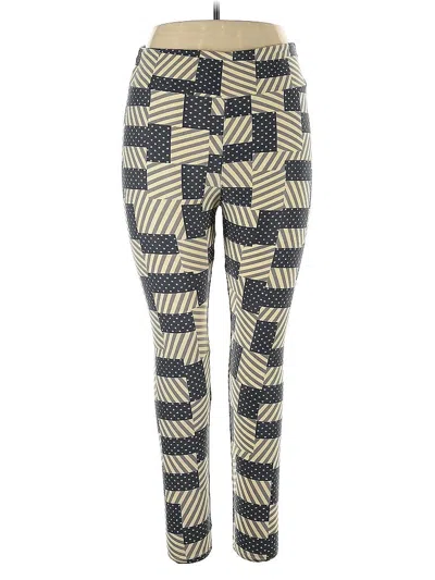 Pre-owned Lularoe Leggings In Gold