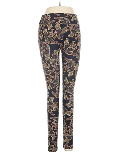 Pre-owned Lularoe Leggings In Gold