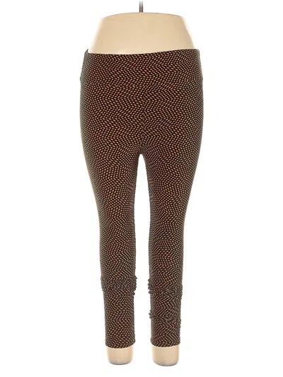 Pre-owned Lularoe Leggings In Gold