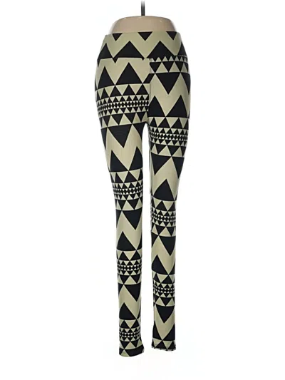 Pre-owned Lularoe Leggings In Gold