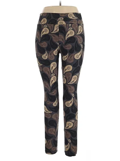 Pre-owned Lularoe Leggings In Gold