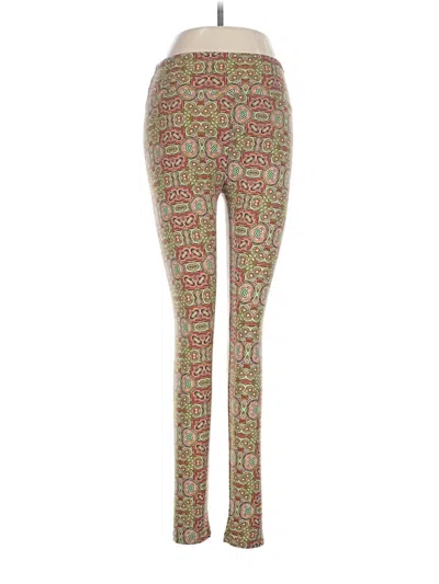Pre-owned Lularoe Leggings In Gold