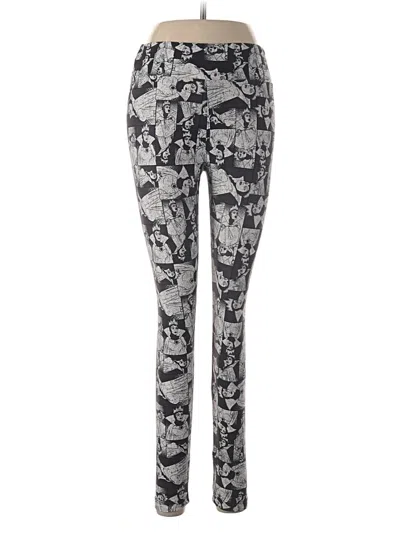 Pre-owned Lularoe Leggings In Gray