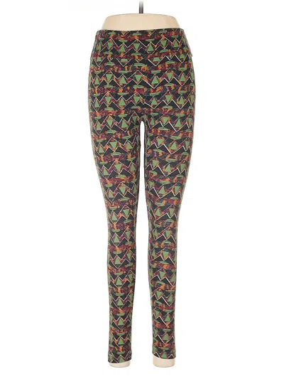 Pre-owned Lularoe Leggings In Green